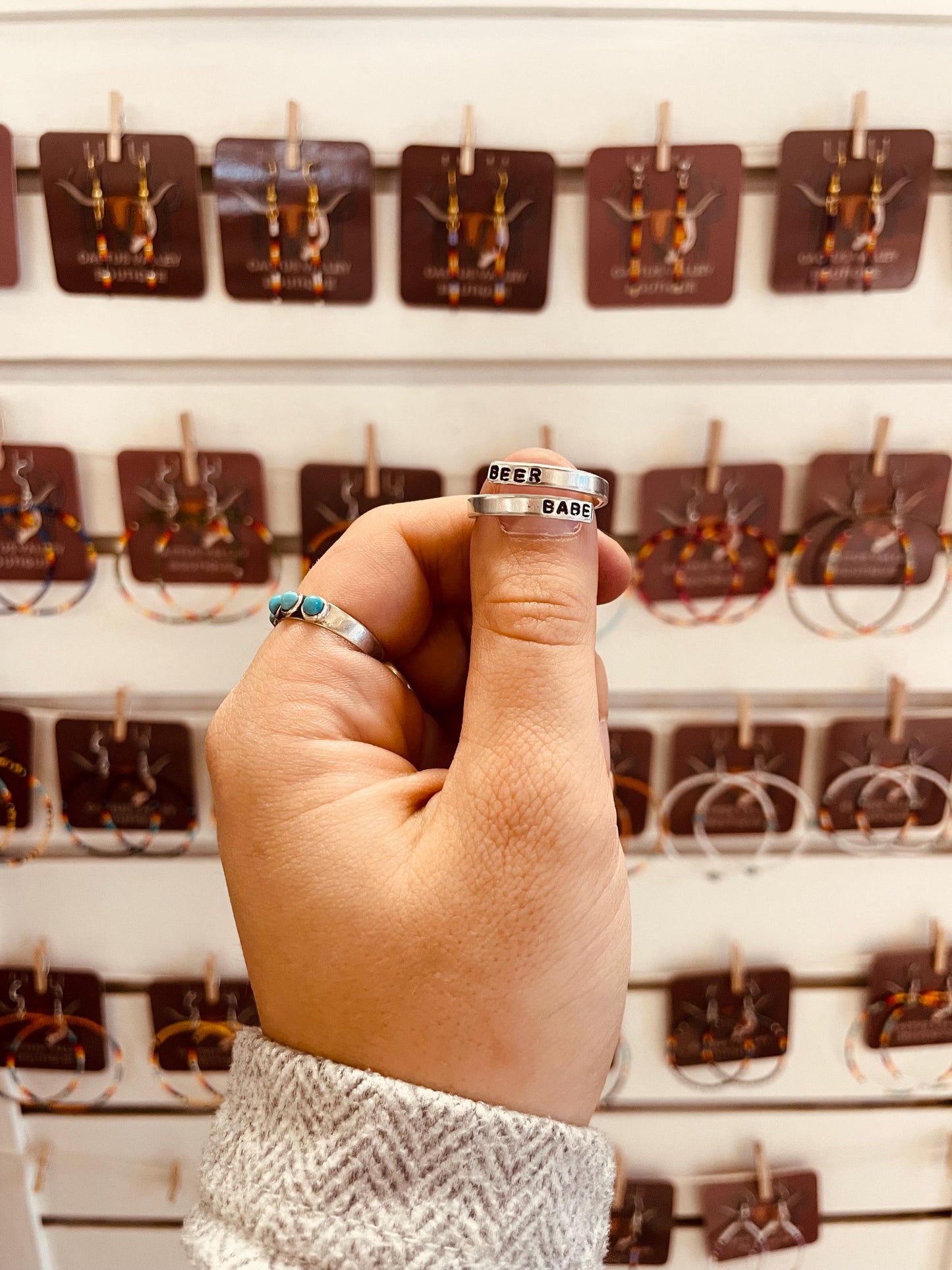 Beer Babe - Thin Wrap Ring