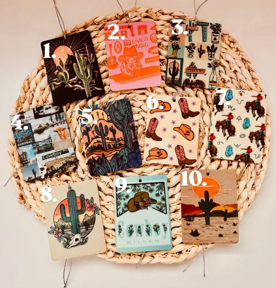 Desert Cowboy - Car Freshener