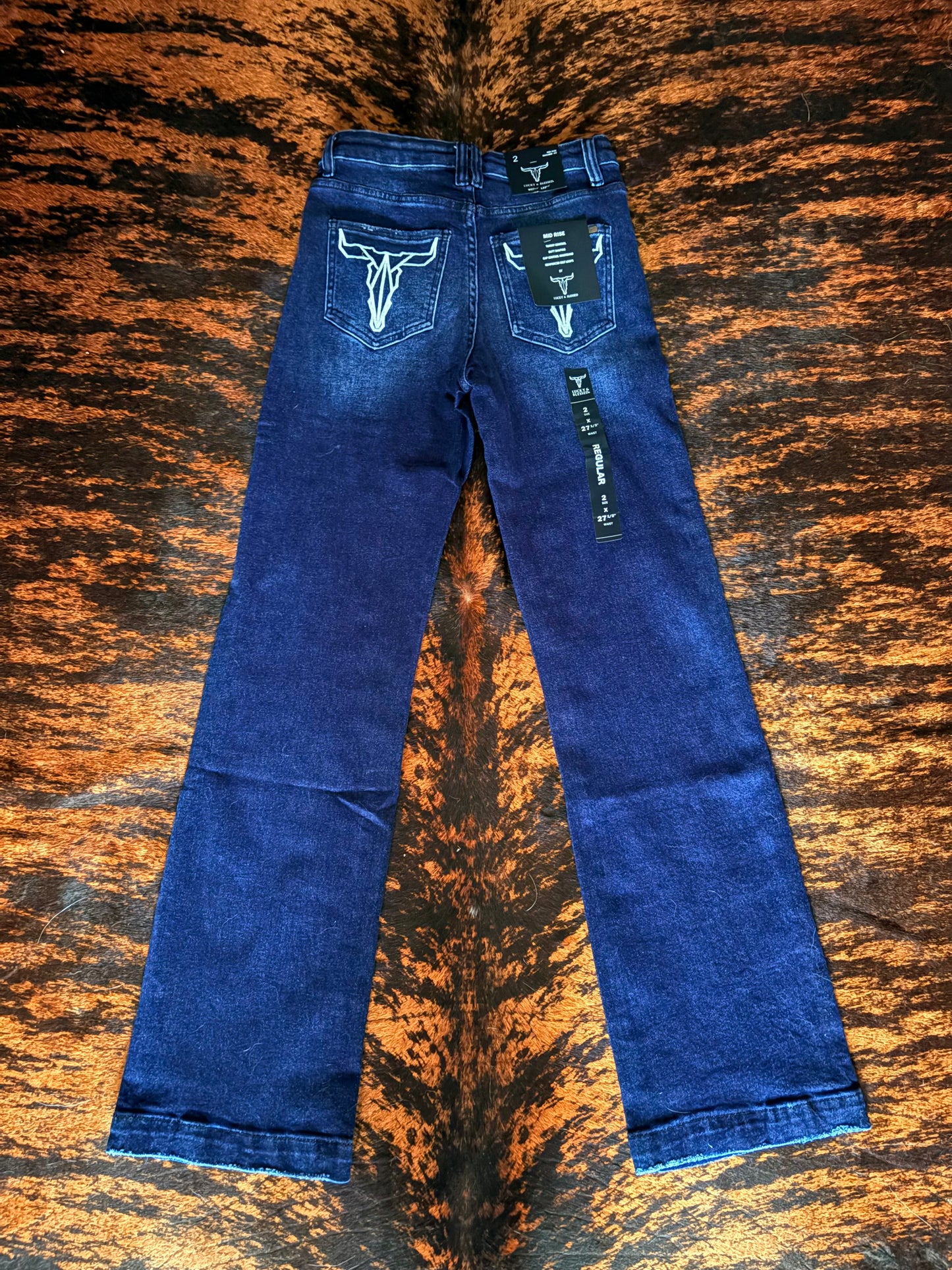 Long Horn Trouser Jeans