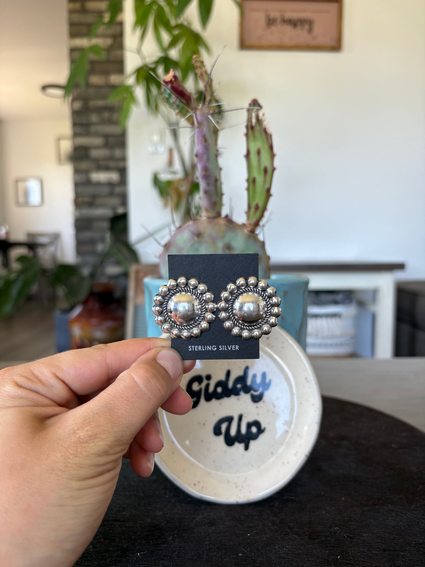 The Silver Belle Studs