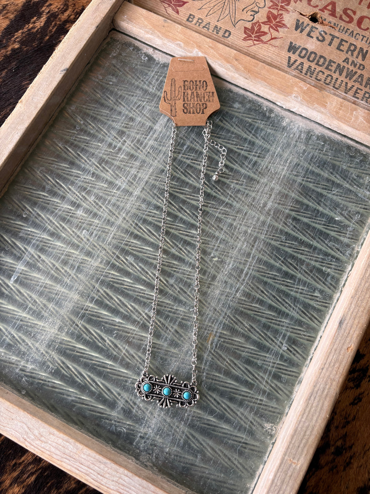 FAUX Funky Bar Necklace