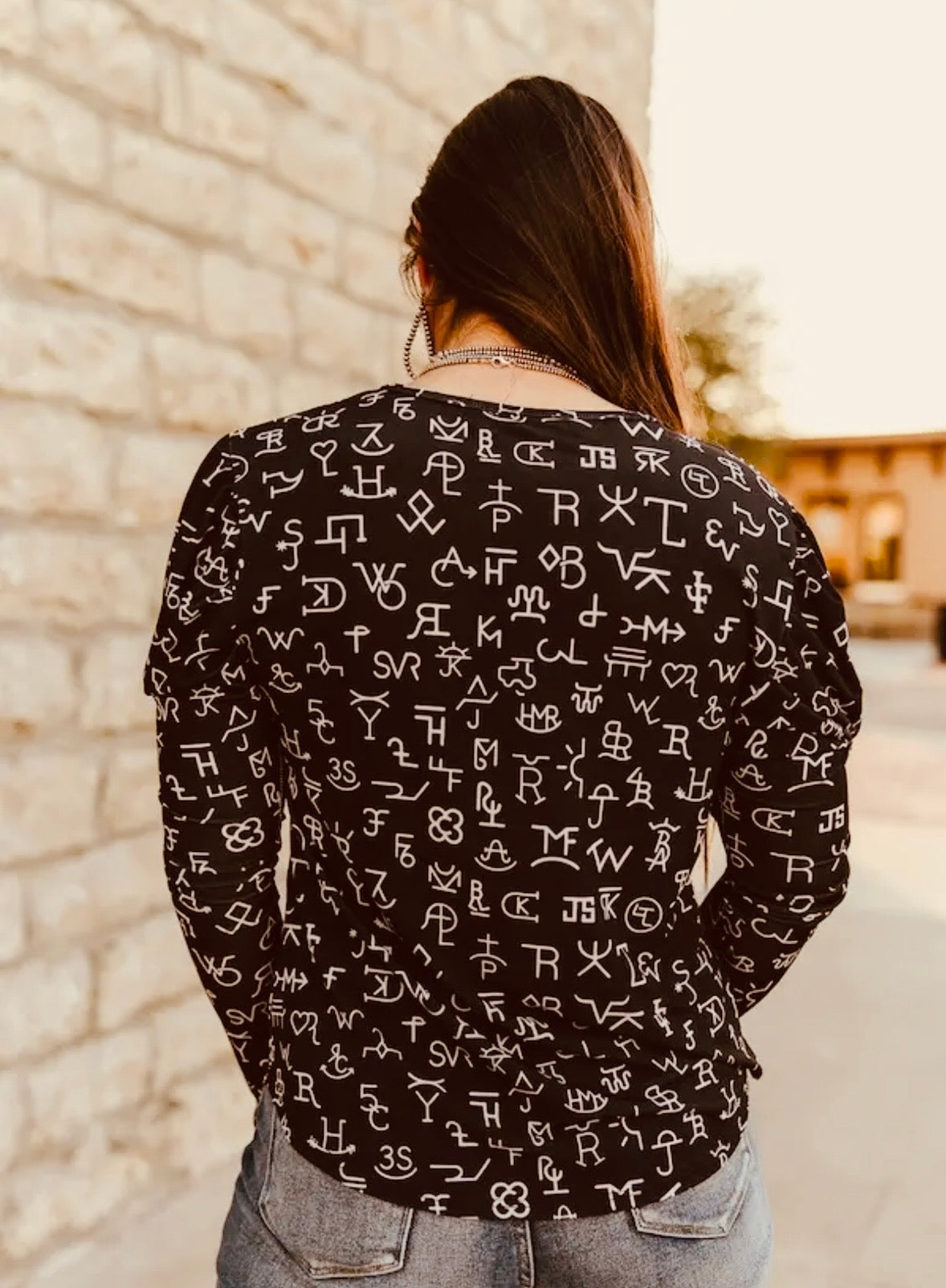 Branded Long Sleeve Top