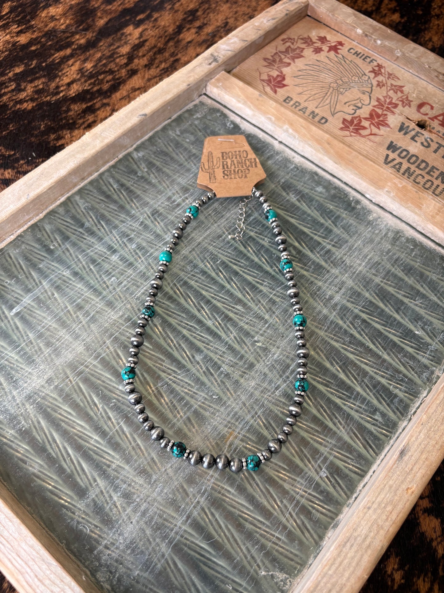FAUX Western Navajo & Turquoise