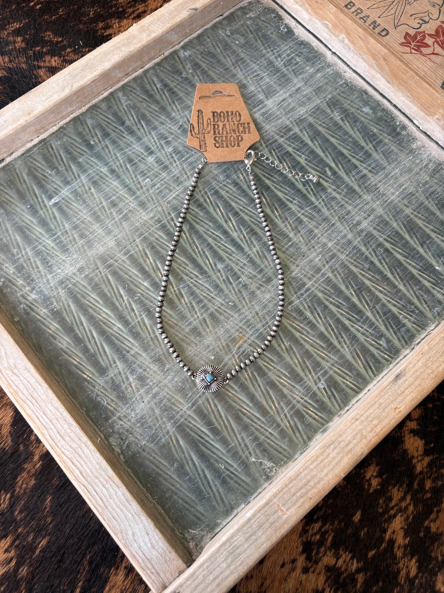 FAUX Navajo Round Necklace