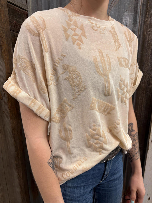 Glam It Up Western T-shirt