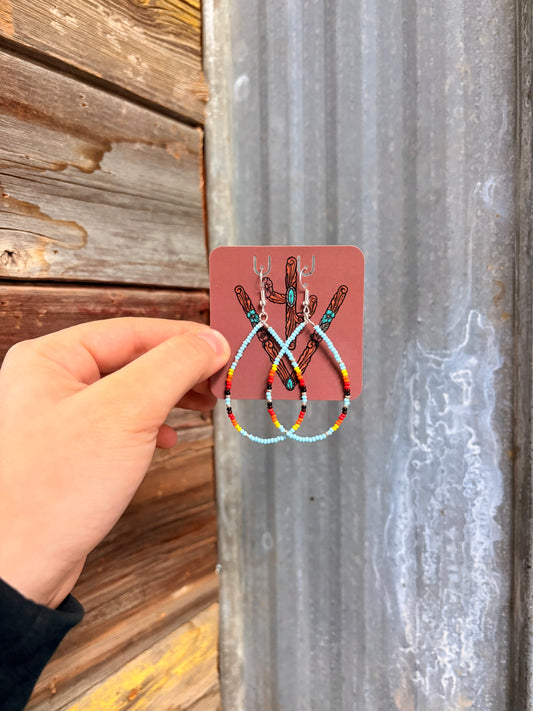 Cactus Cowboy - Tear Drop Earrings