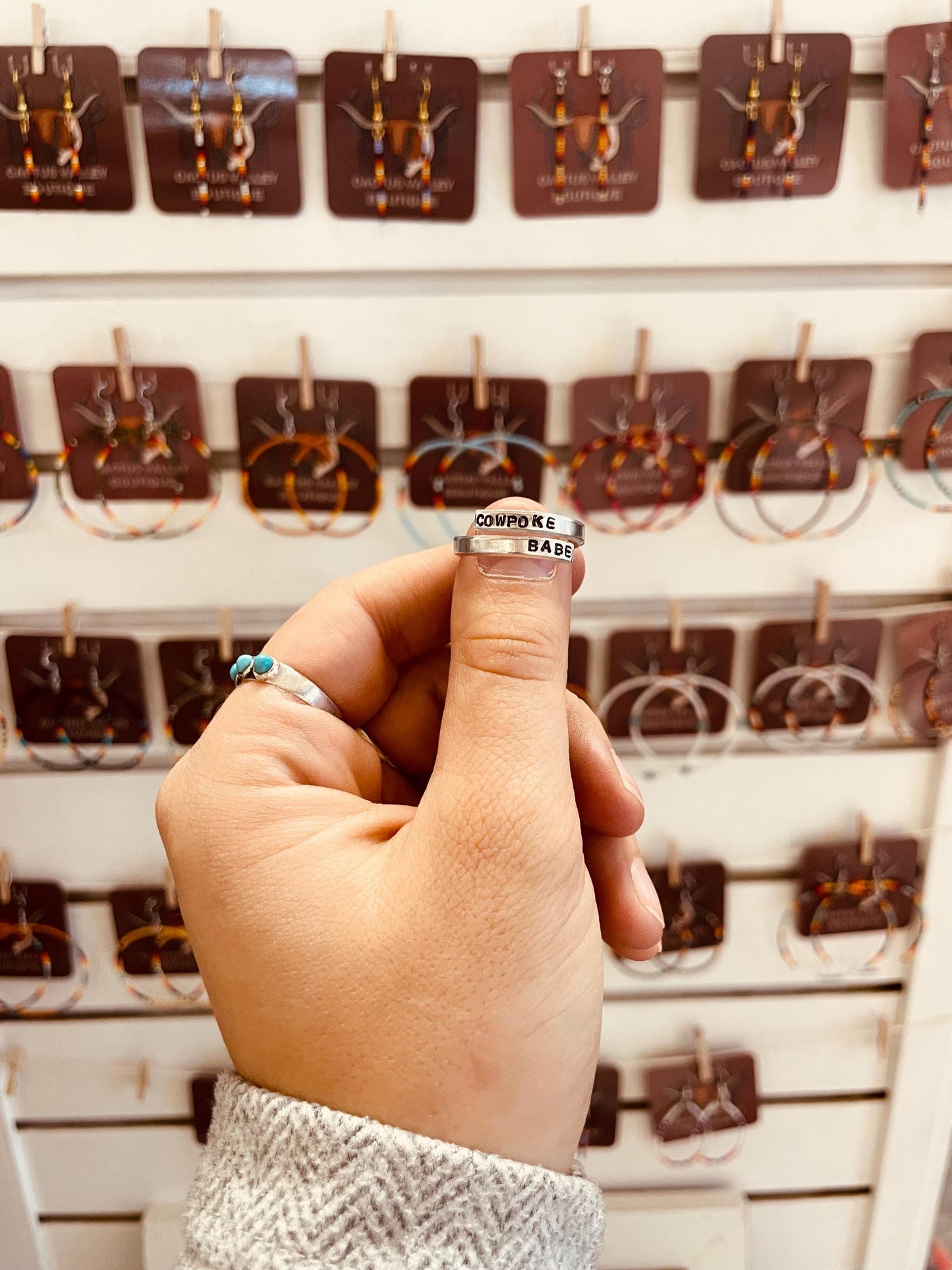 Cowpoke Babe - Thin Wrap Ring