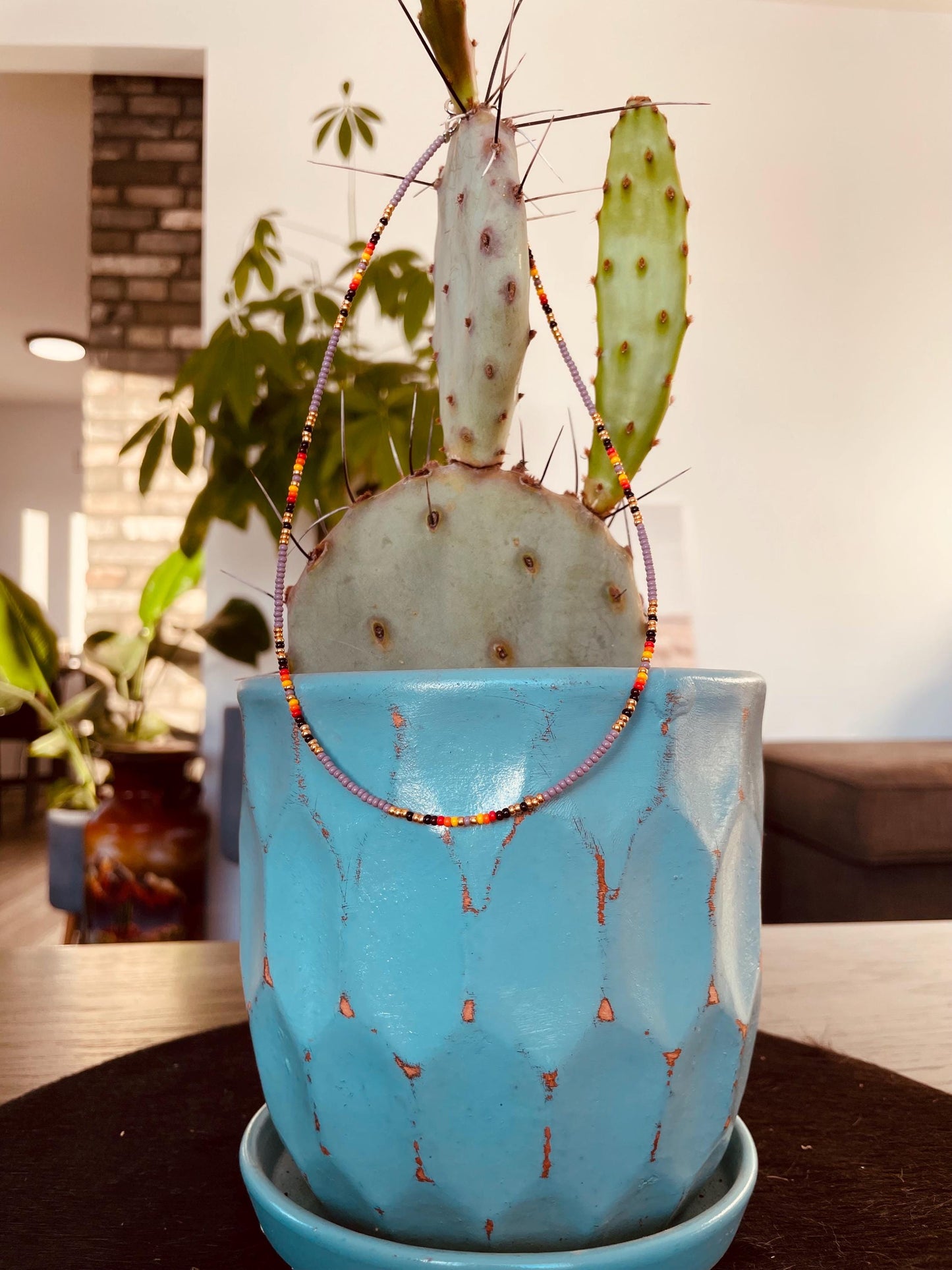 Indigo Cactus - Choker