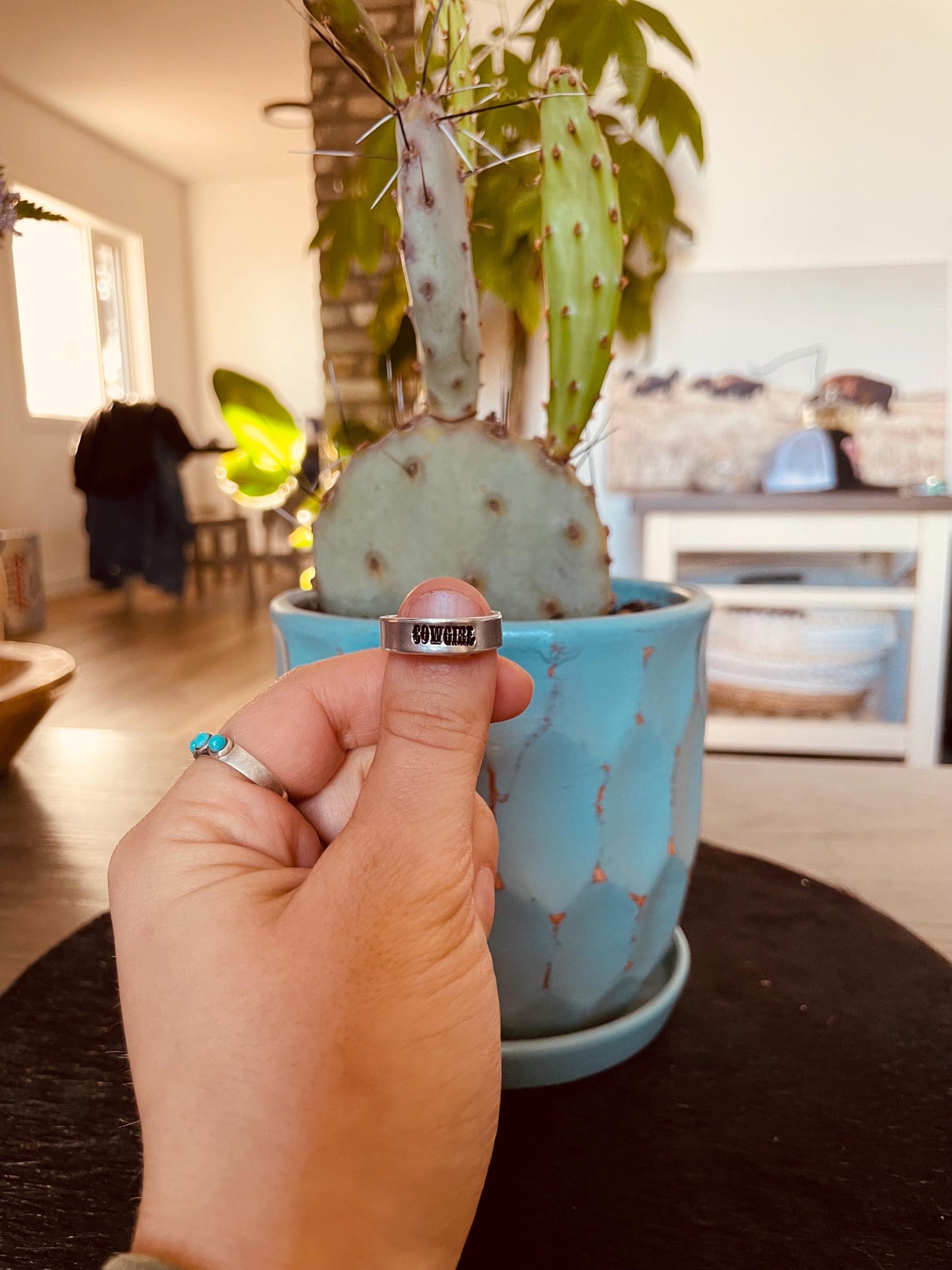 Cowgirl - Stamped Ring