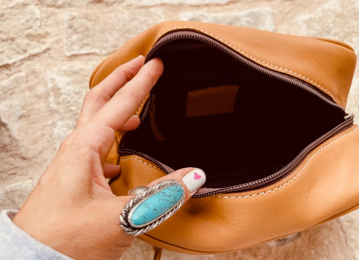 Tooled & Hide - Makeup/Toiletry Bag