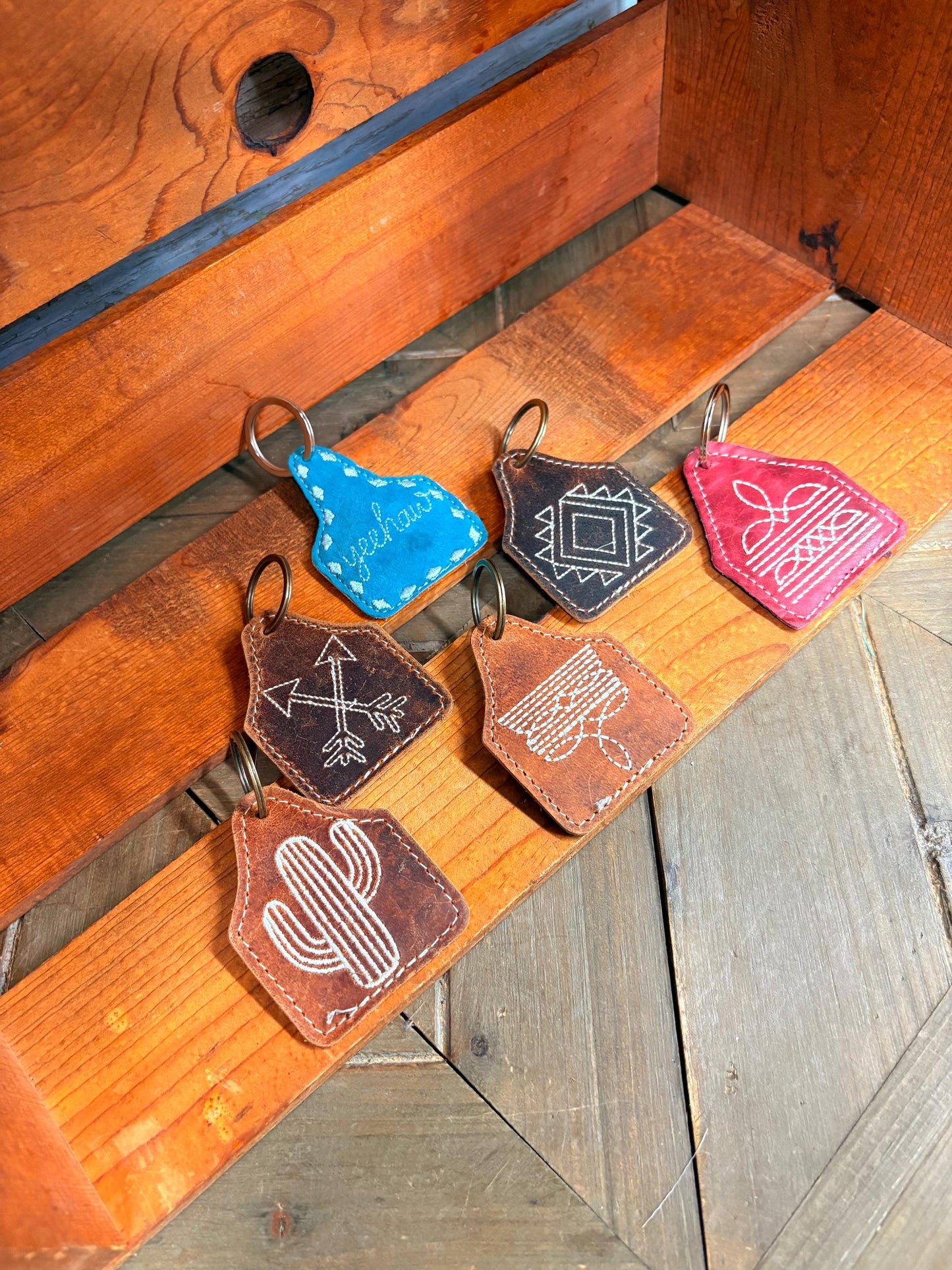 Leather & Cowhide - Keychain