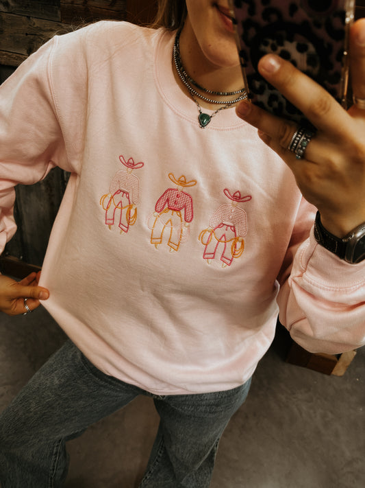 Fancy Pants Cowboys Sweater