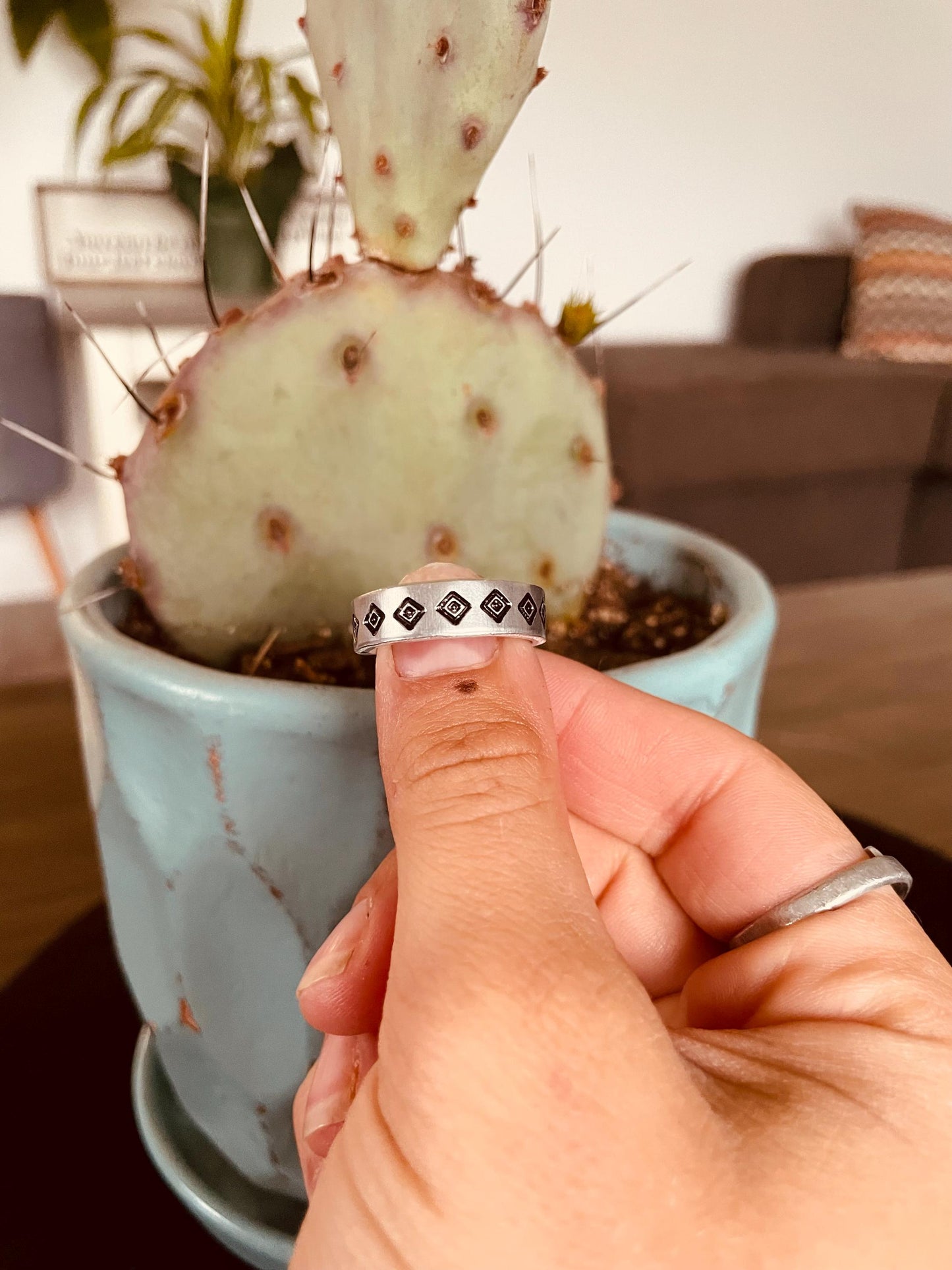Diamond - Stamped Ring