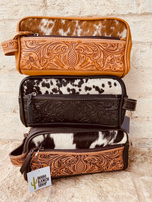 Tooled & Hide - Makeup/Toiletry Bag
