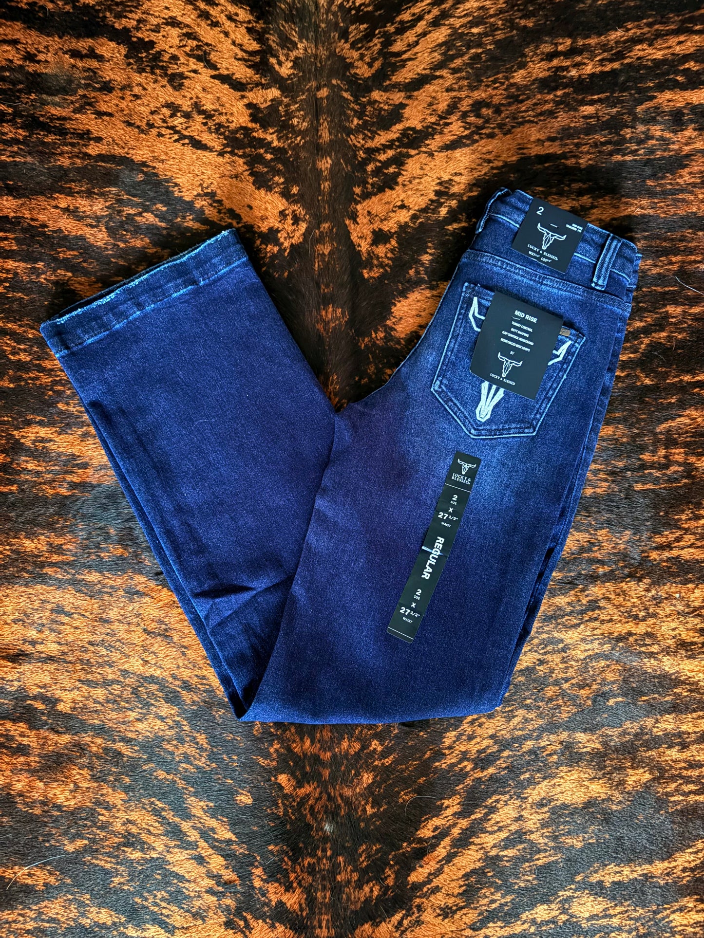 Long Horn Trouser Jeans
