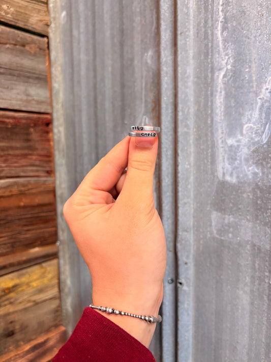 Wild Child - Thin Wrap Ring