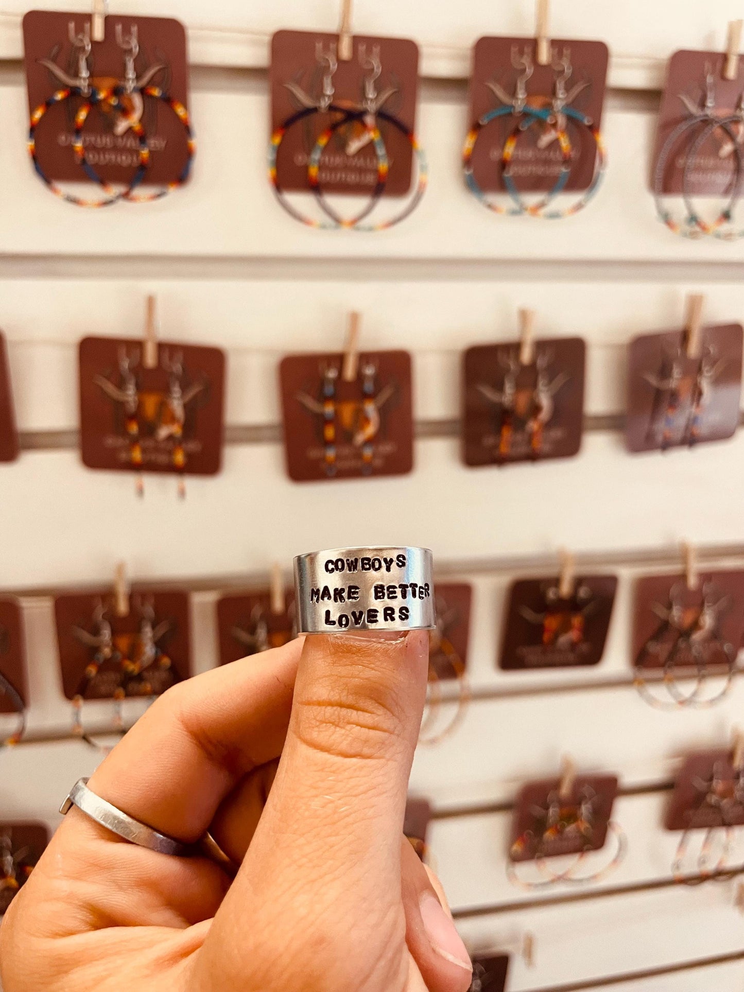 Cowboys Make Better Lovers - Stamped Ring
