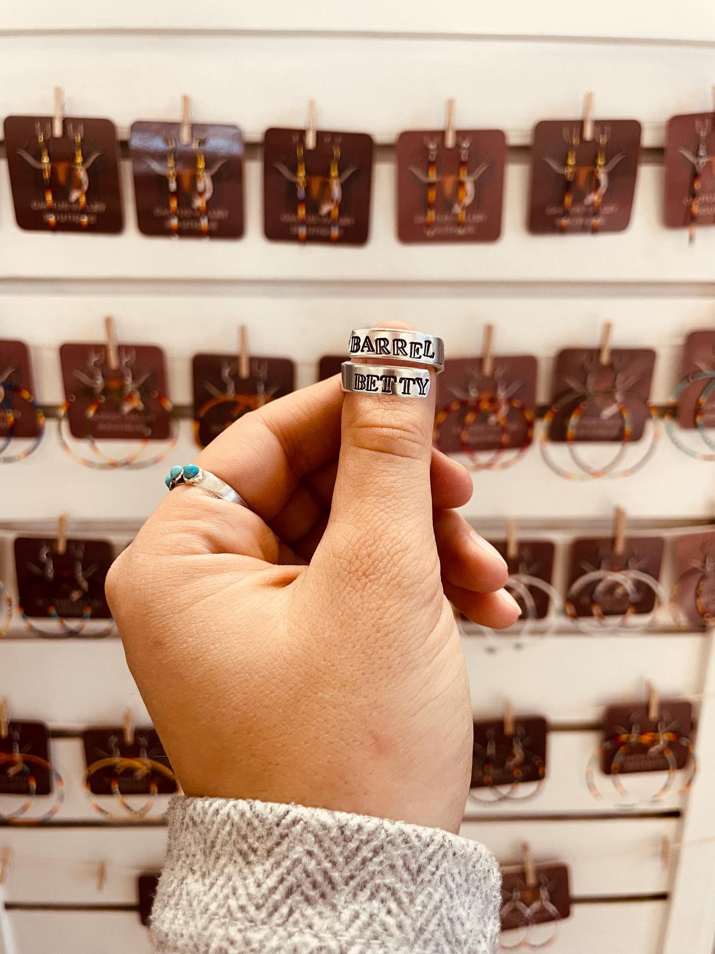 Barrel Betty - Stamped Ring