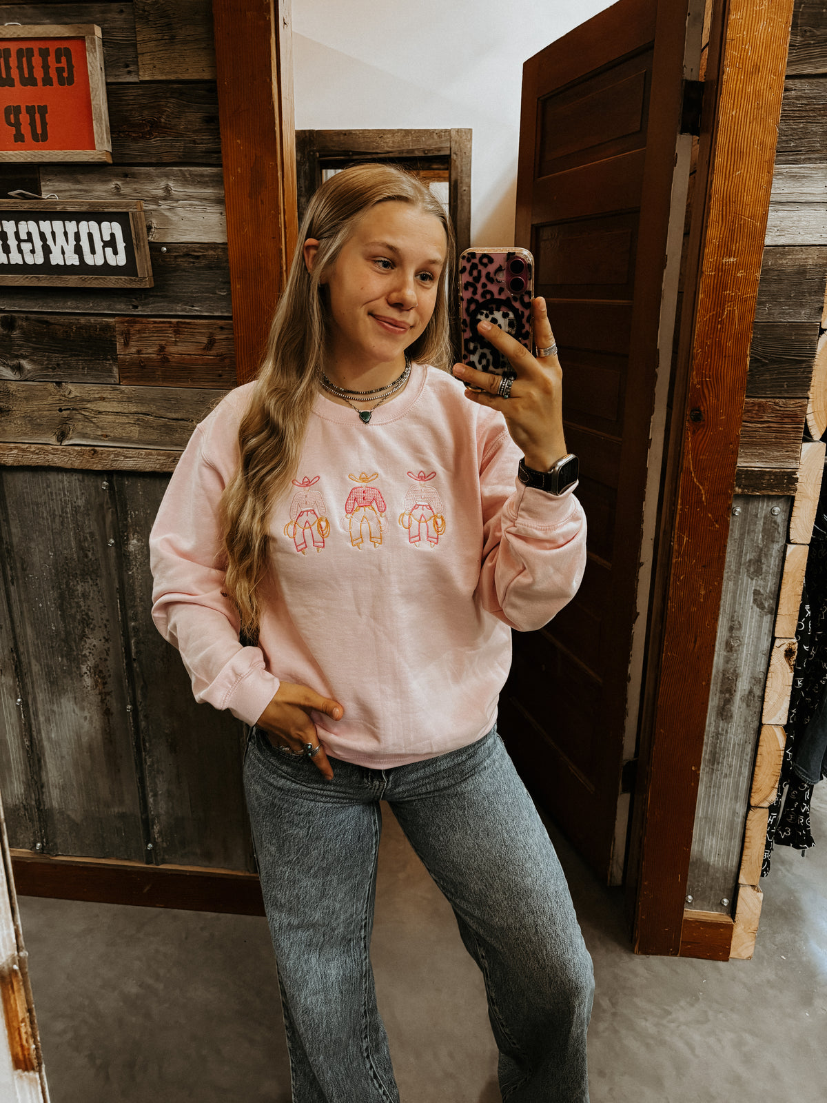 Fancy Pants Cowboys Sweater