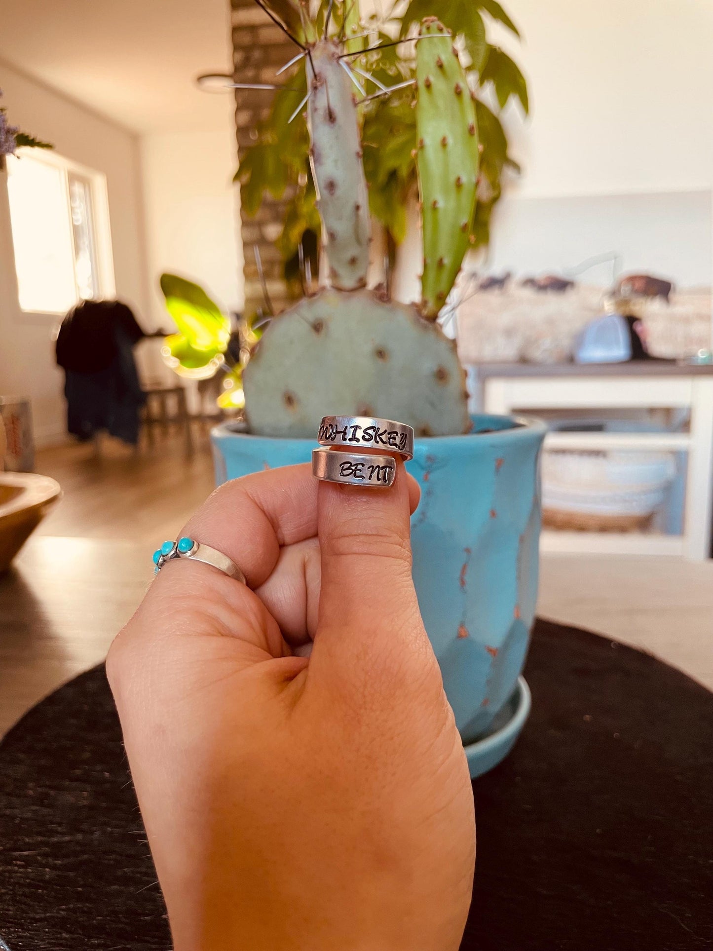 Whiskey Bent - Stamped Ring