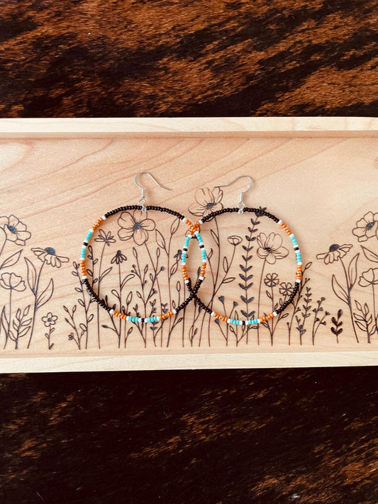 Rusty Turquoise - Hoops