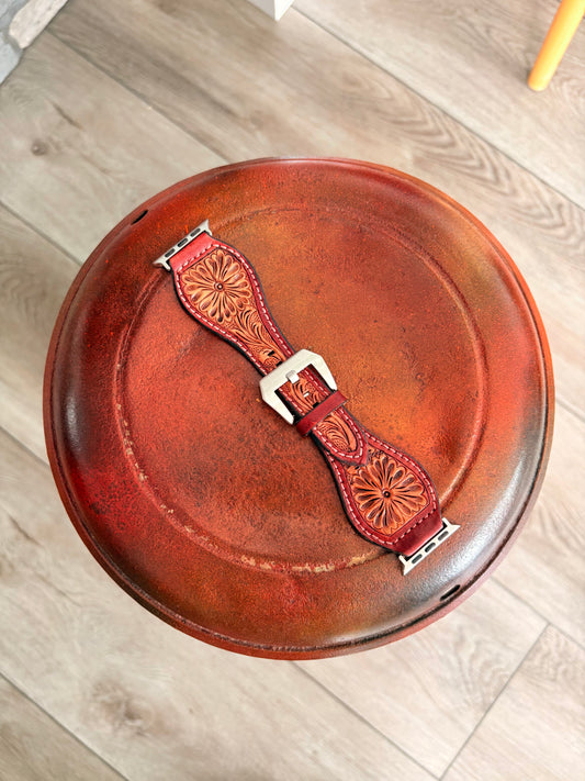 Red Flower - Apple Watch Band