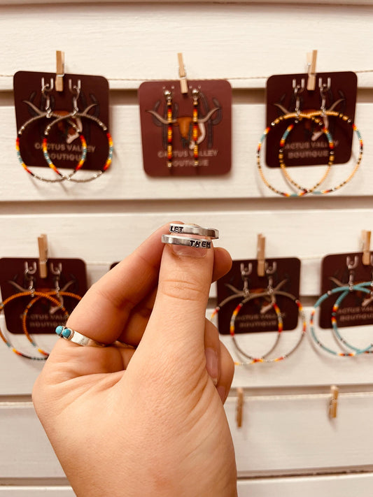 Let Them - Thin Wrap Ring
