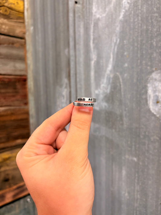 Wild At Heart - Thin Wrap Ring