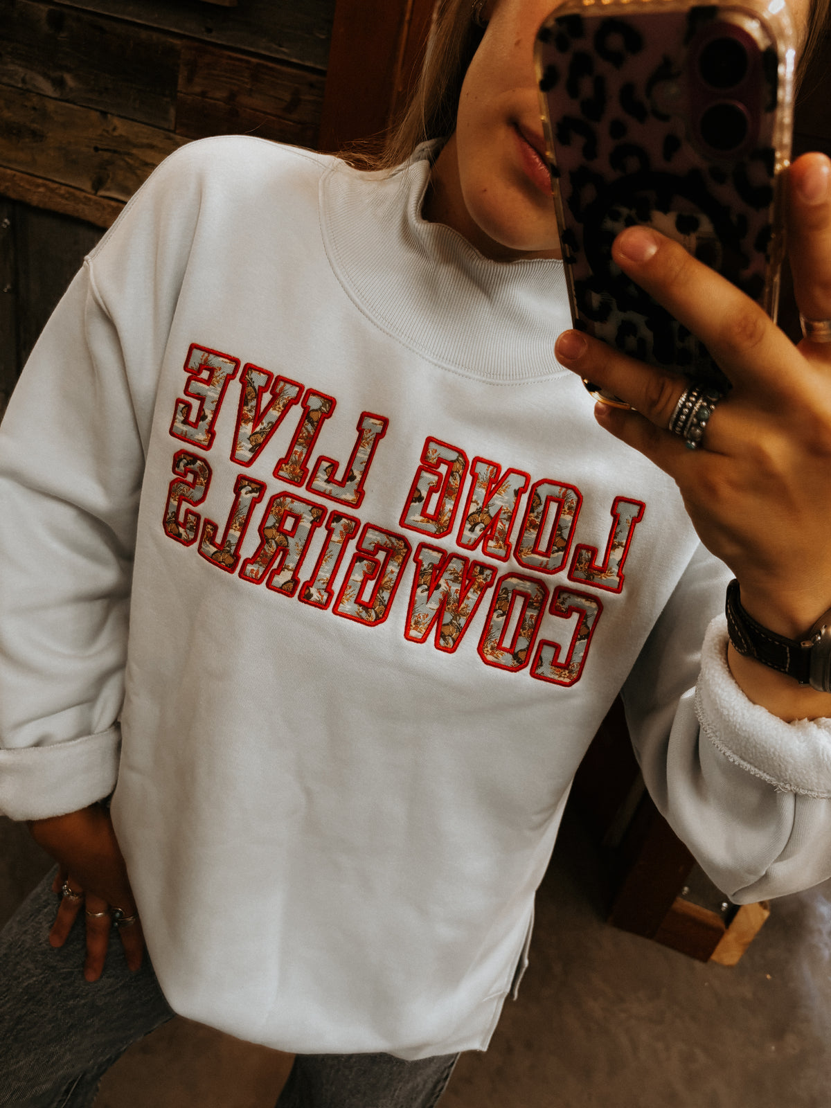 Cowgirls Mockneck