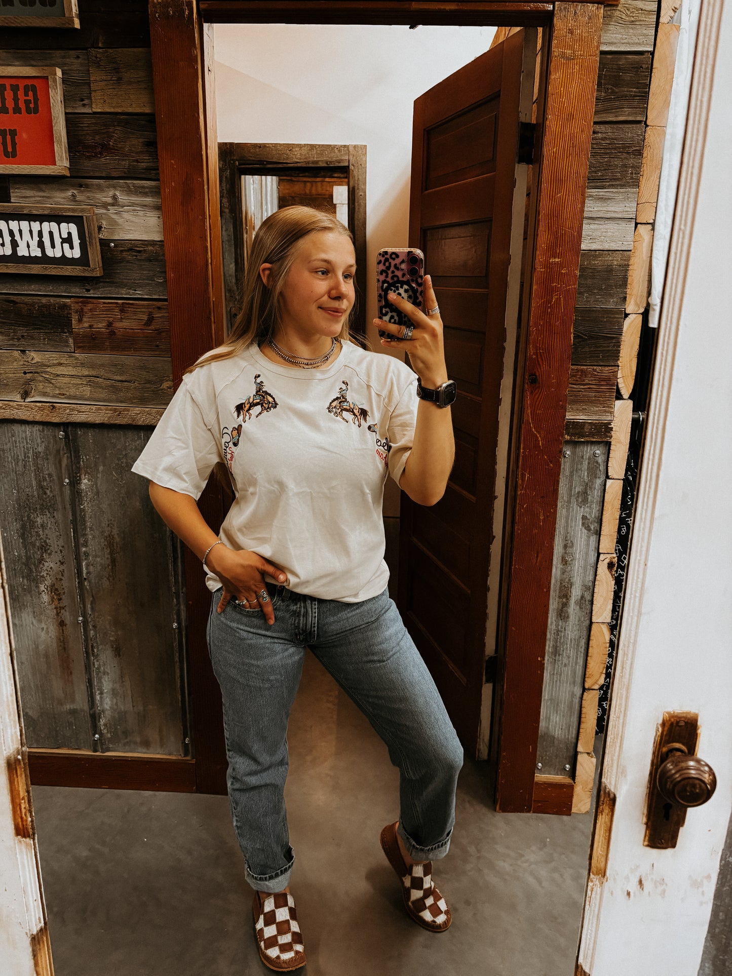 Short Round Bronc Tee