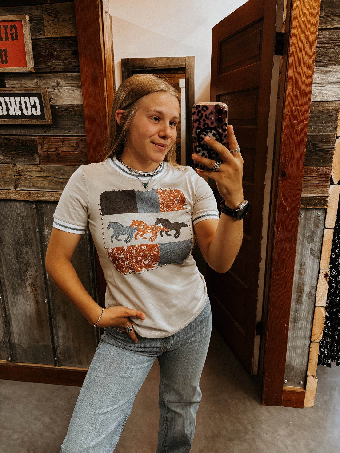 Running Horses Tee
