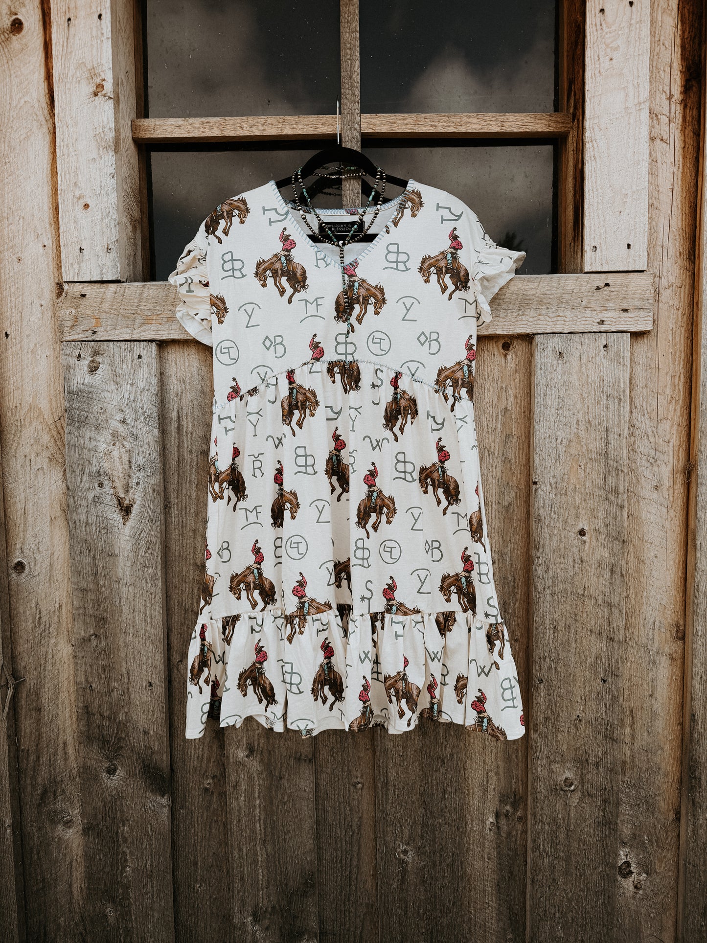 Kicking Cowboy Branded Dress