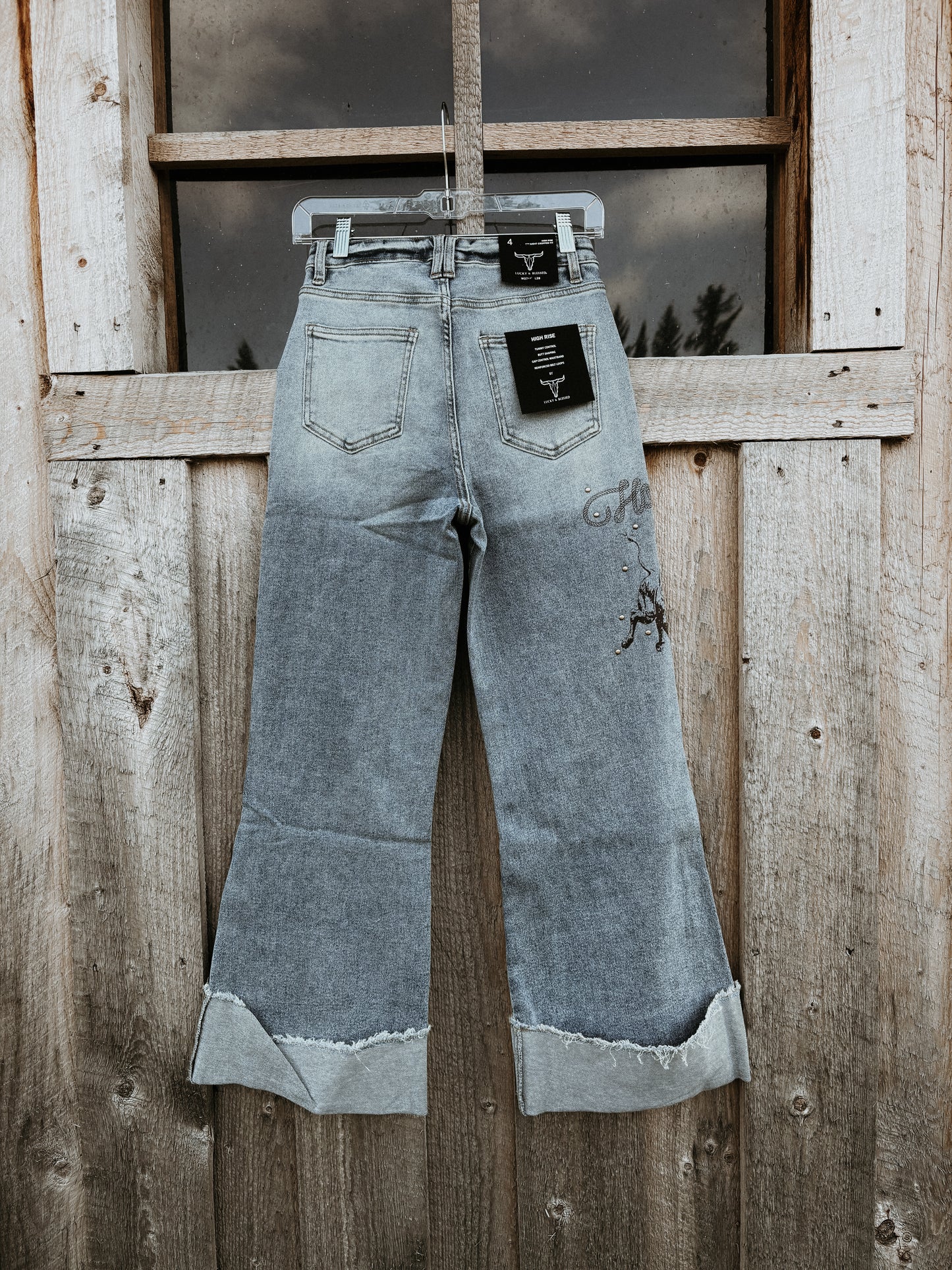 Studded Bucking Bull Jeans
