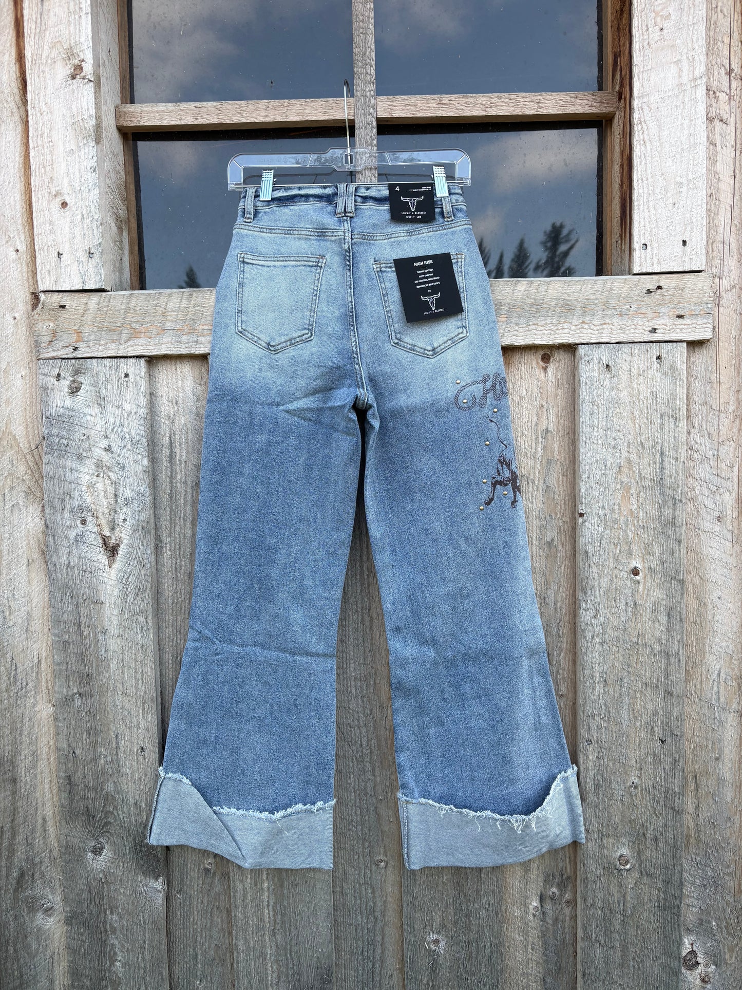 Studded Bucking Bull Jeans