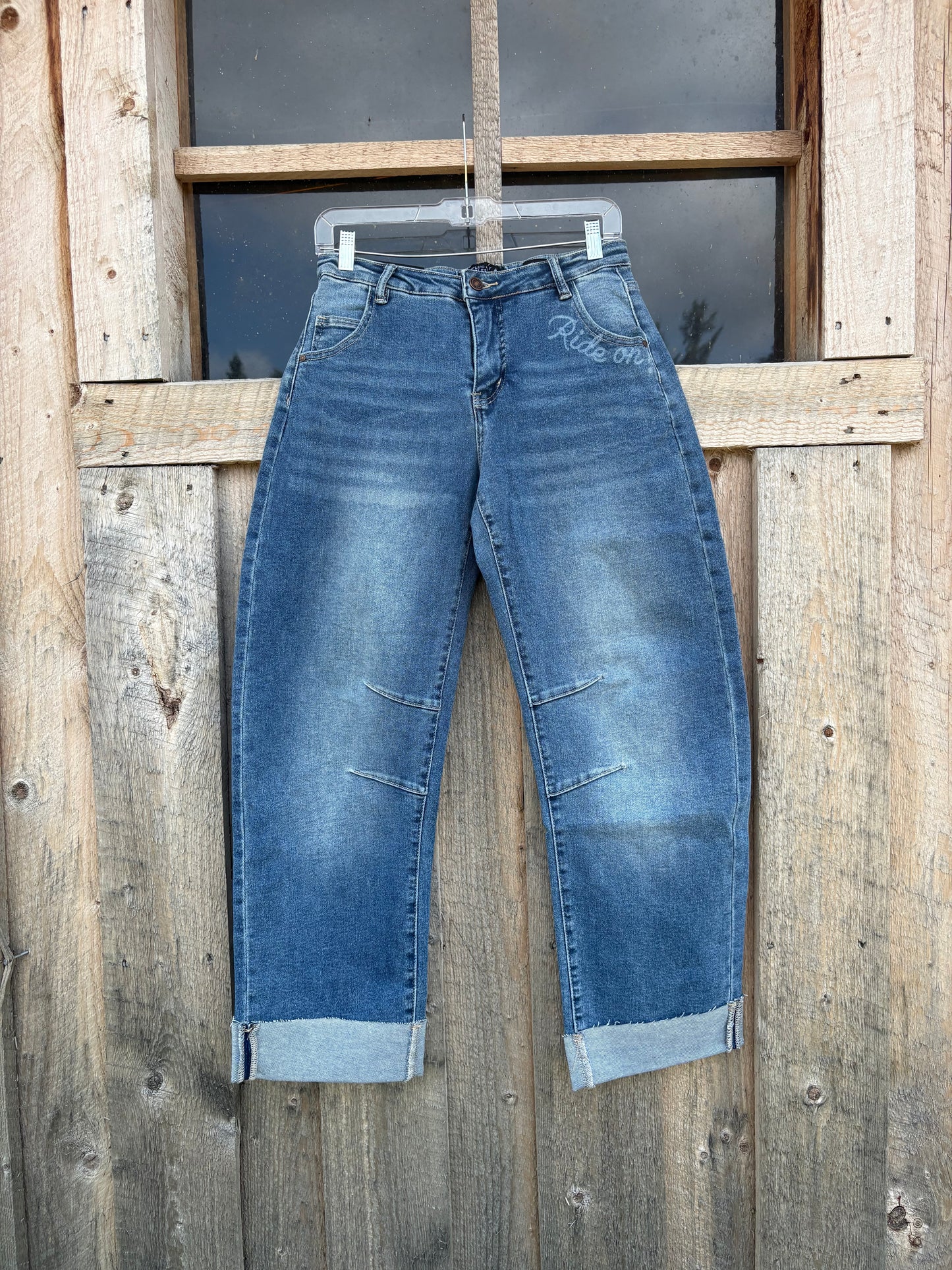 Ride On Barrel Jeans