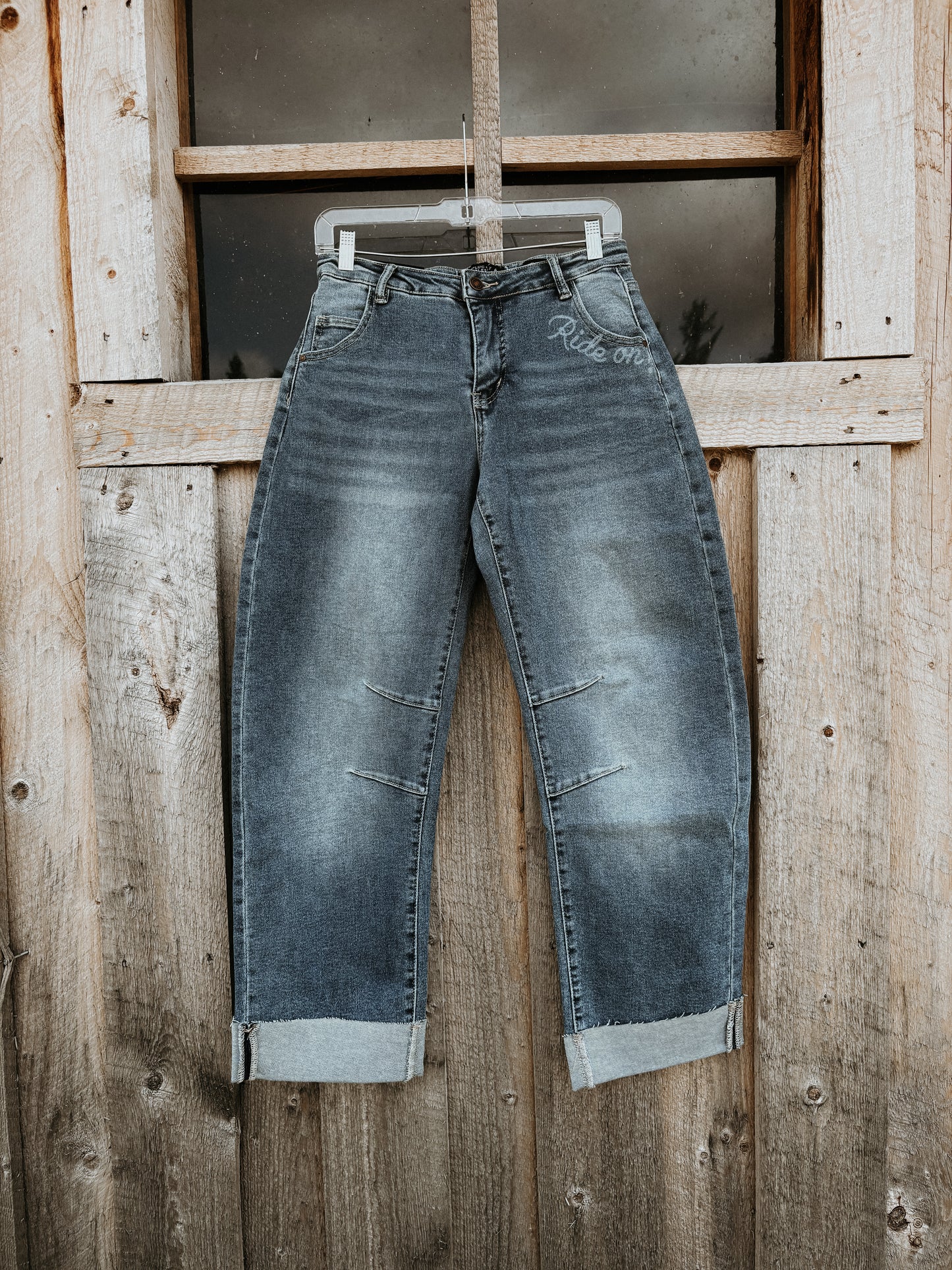 Ride On Barrel Jeans