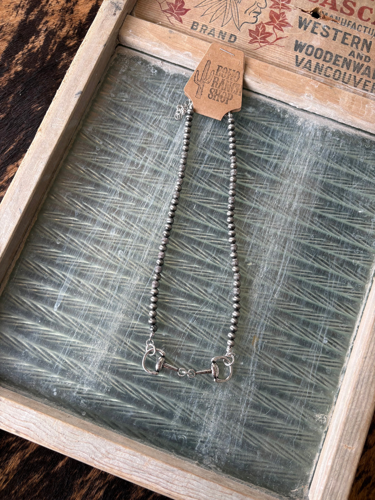 FAUX Navajo Snaffle Bit Necklace