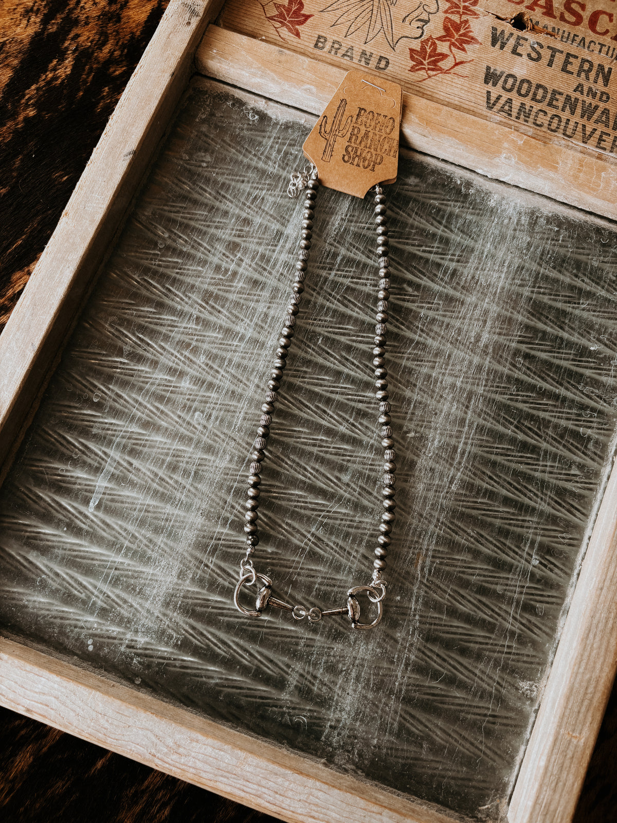 FAUX Navajo Snaffle Bit Necklace