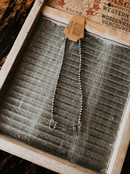 FAUX Navajo Snaffle Bit Necklace