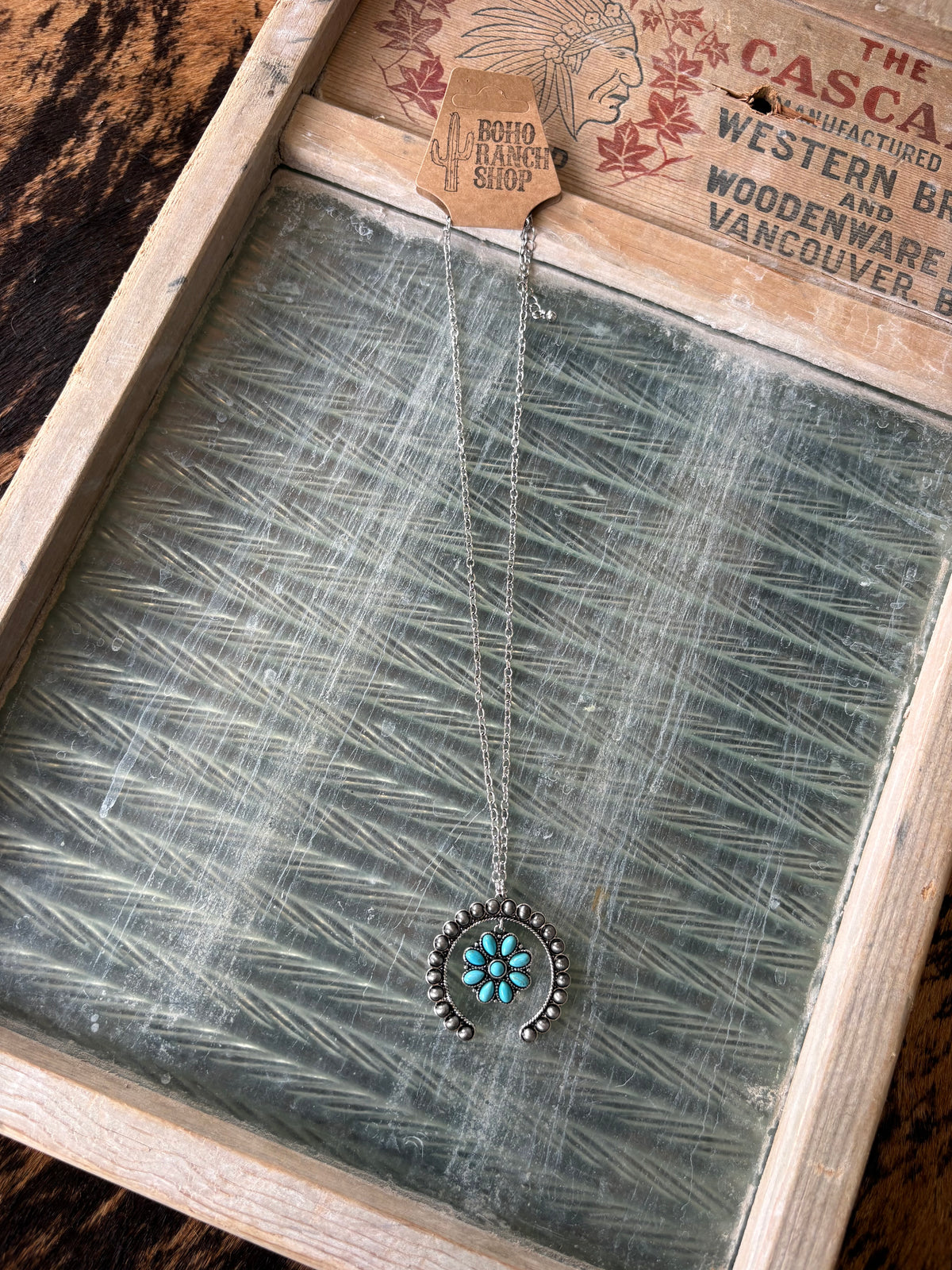 FAUX Turquoise Squash Necklace