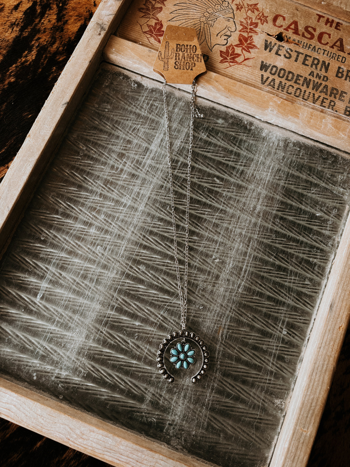 FAUX Turquoise Squash Necklace