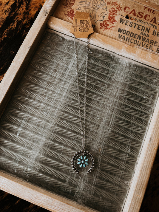 FAUX Turquoise Squash Necklace