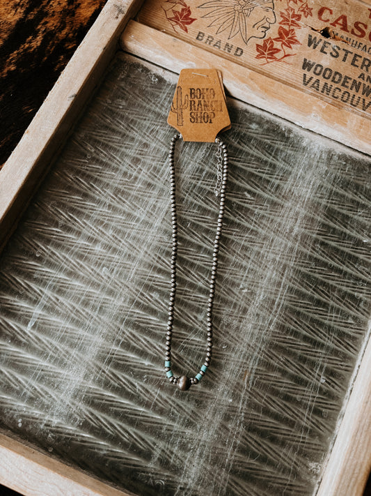 FAUX Navajo Pearl Style Necklace