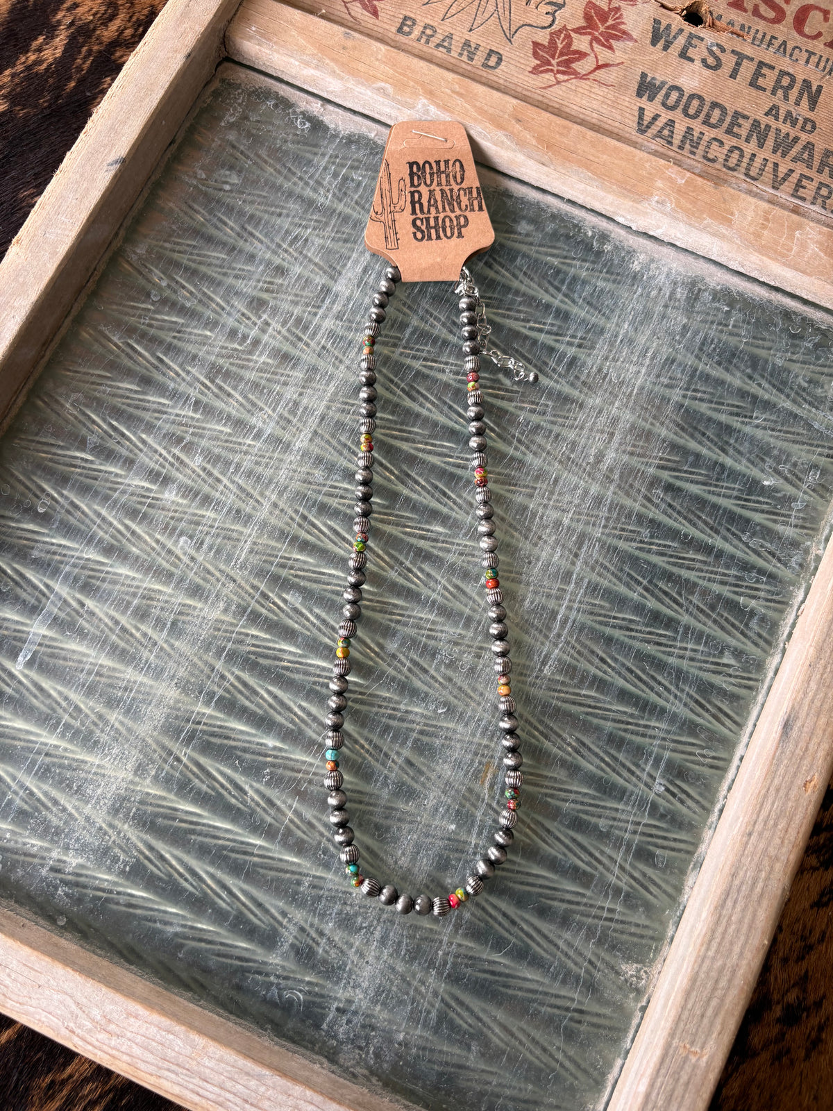 FAUX Multi Coloured Navajo Necklace