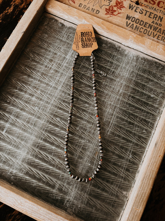 FAUX Multi Coloured Navajo Necklace