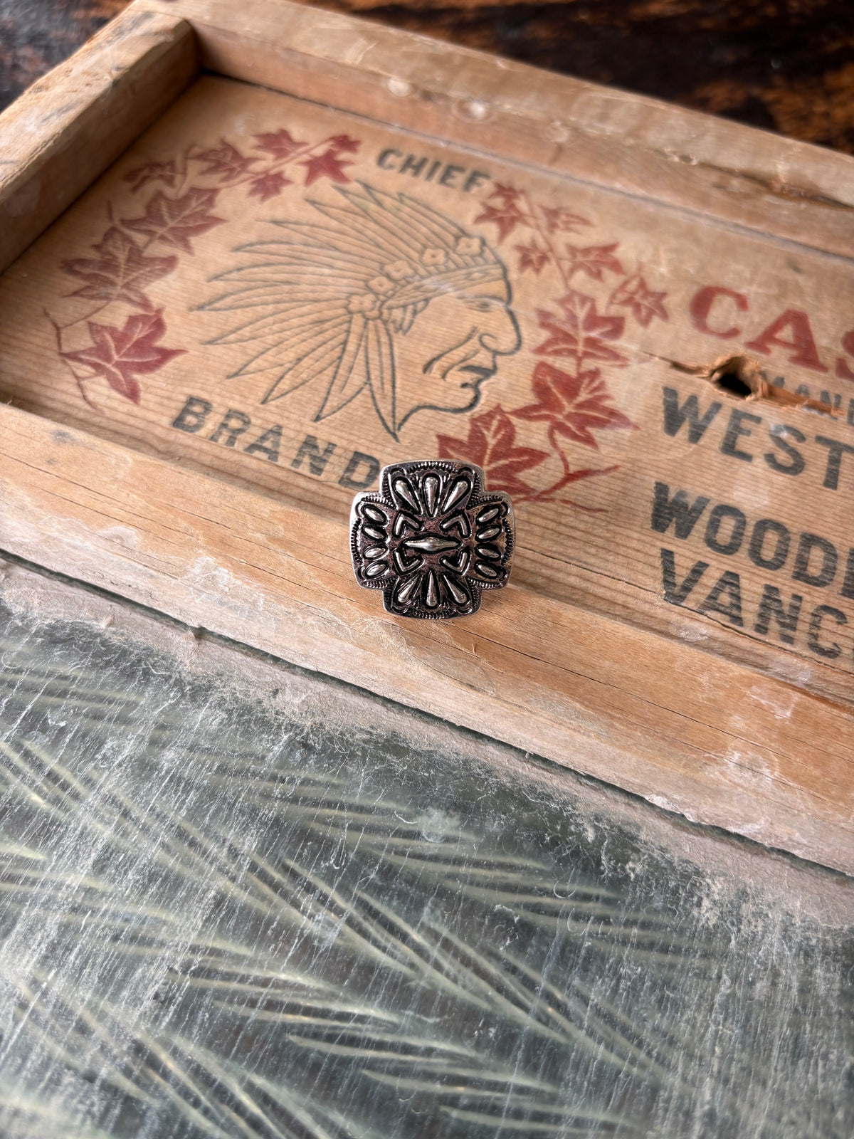 FAUX Concho Cuff Ring