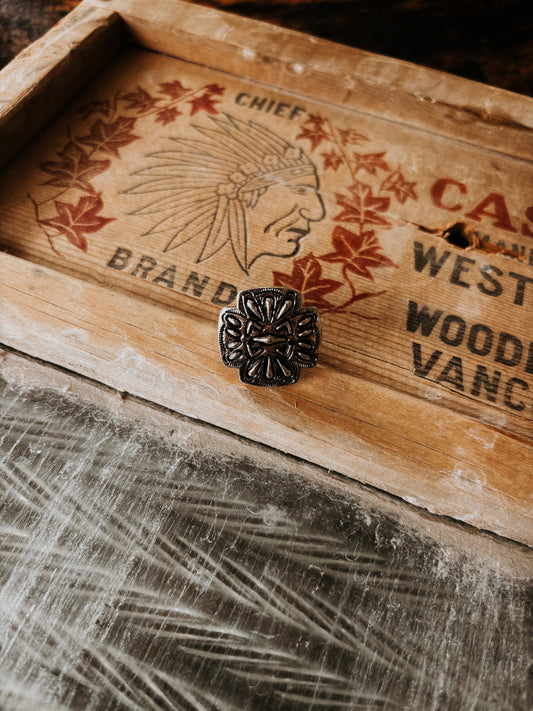 FAUX Concho Cuff Ring