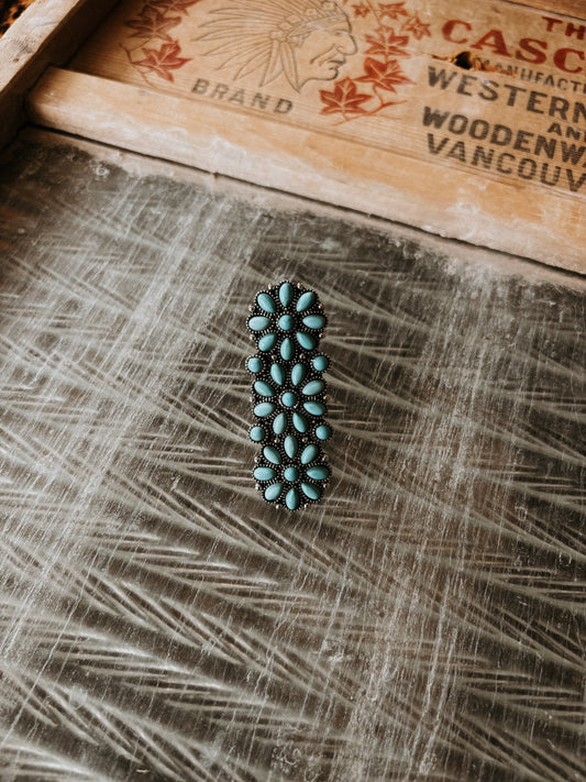 Faux Western Cluster Ring