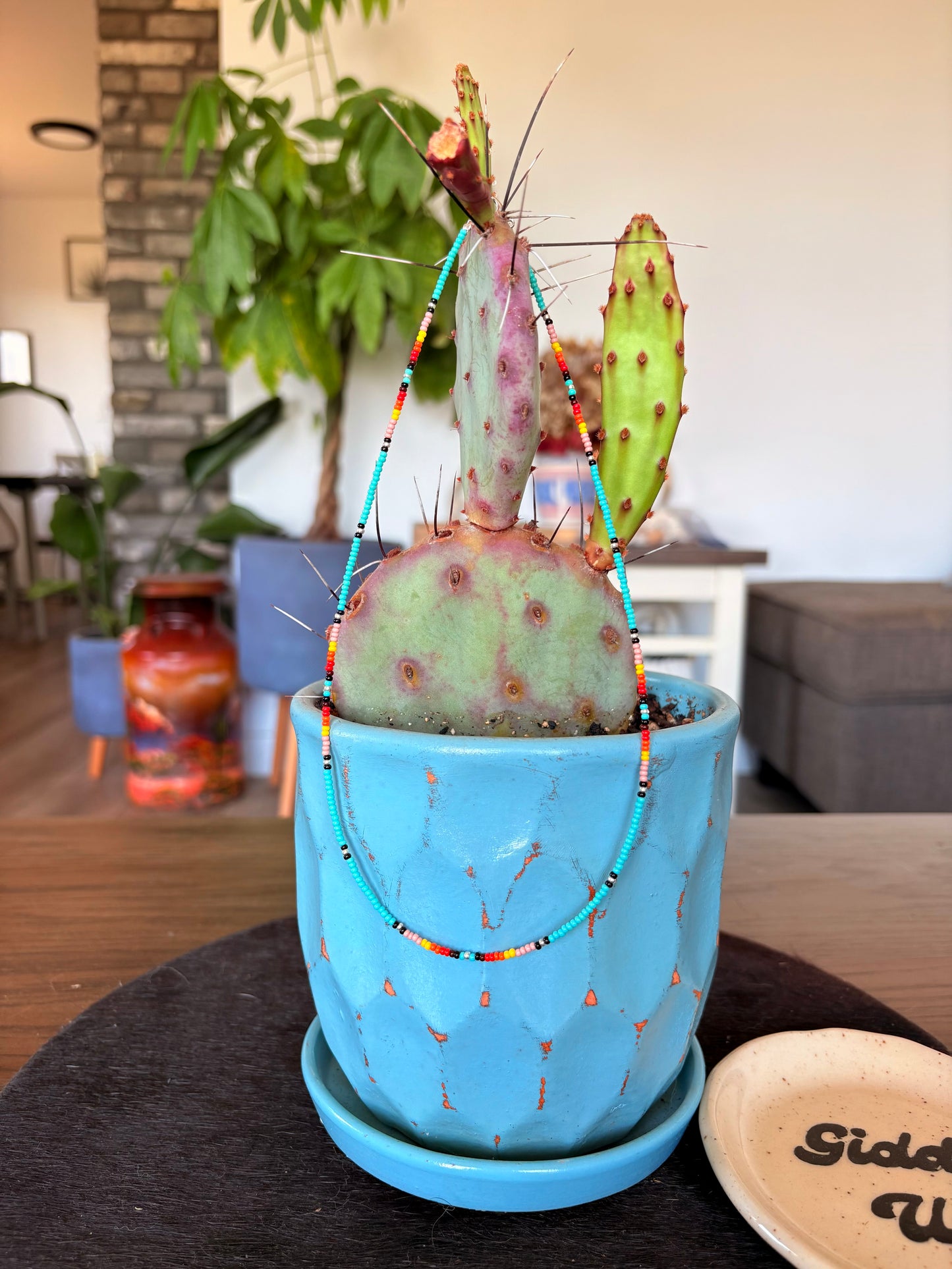 Turquoise Cactus - Choker