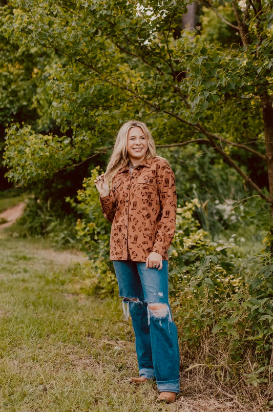 Boot Scootin’ - Corduroy Shacket